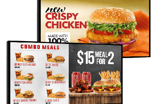 Freestanding Touch Screen Posters